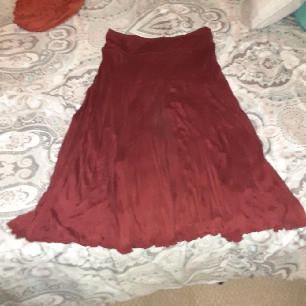 Long flowy skirt